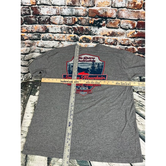 Harley Davidson Smoky Mountain Eagle Graphic T-Shirt‎ Mens XL Biker Tee - Picture 5 of 6